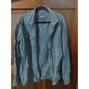 American Rag denim western shirt in blue, size XX-Large